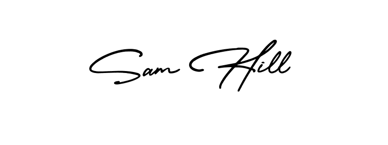 Similarly AmerikaSignatureDemo-Regular is the best handwritten signature design. Signature creator online .You can use it as an online autograph creator for name Sam Hill. Sam Hill signature style 3 images and pictures png