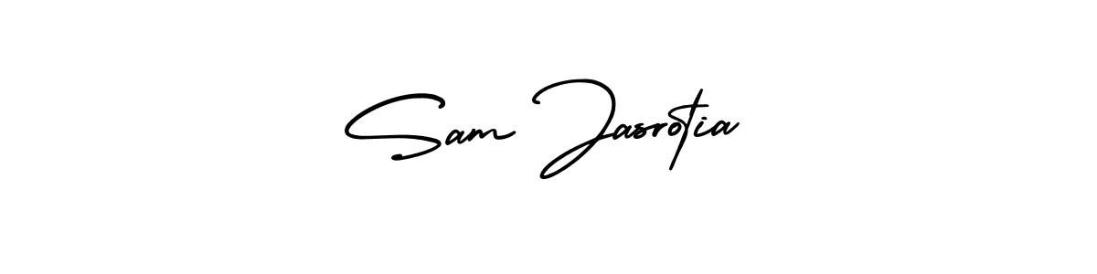 AmerikaSignatureDemo-Regular is a professional signature style that is perfect for those who want to add a touch of class to their signature. It is also a great choice for those who want to make their signature more unique. Get Sam Jasrotia name to fancy signature for free. Sam Jasrotia signature style 3 images and pictures png