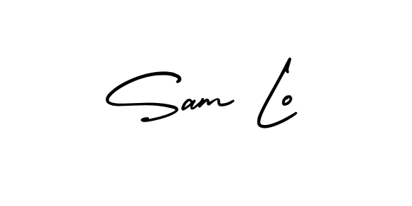 Make a beautiful signature design for name Sam Lo. With this signature (AmerikaSignatureDemo-Regular) style, you can create a handwritten signature for free. Sam Lo signature style 3 images and pictures png