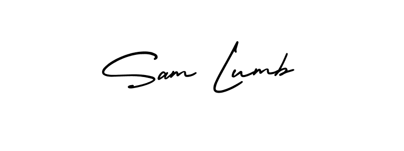 This is the best signature style for the Sam Lumb name. Also you like these signature font (AmerikaSignatureDemo-Regular). Mix name signature. Sam Lumb signature style 3 images and pictures png