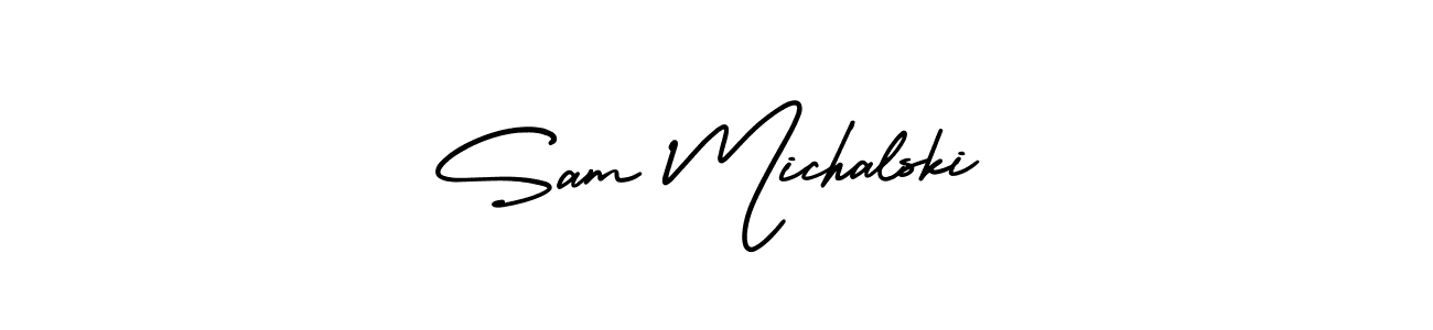Here are the top 10 professional signature styles for the name Sam Michalski. These are the best autograph styles you can use for your name. Sam Michalski signature style 3 images and pictures png