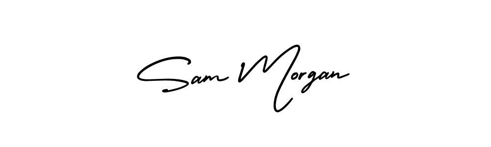 if you are searching for the best signature style for your name Sam Morgan. so please give up your signature search. here we have designed multiple signature styles  using AmerikaSignatureDemo-Regular. Sam Morgan signature style 3 images and pictures png