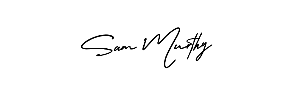 if you are searching for the best signature style for your name Sam Murthy. so please give up your signature search. here we have designed multiple signature styles  using AmerikaSignatureDemo-Regular. Sam Murthy signature style 3 images and pictures png