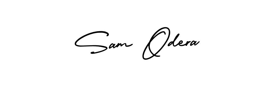 Use a signature maker to create a handwritten signature online. With this signature software, you can design (AmerikaSignatureDemo-Regular) your own signature for name Sam Odera. Sam Odera signature style 3 images and pictures png