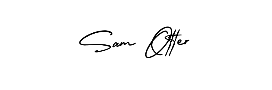 Best and Professional Signature Style for Sam Otter. AmerikaSignatureDemo-Regular Best Signature Style Collection. Sam Otter signature style 3 images and pictures png