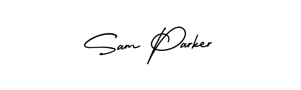 Sam Parker stylish signature style. Best Handwritten Sign (AmerikaSignatureDemo-Regular) for my name. Handwritten Signature Collection Ideas for my name Sam Parker. Sam Parker signature style 3 images and pictures png
