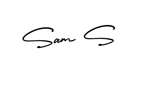 Create a beautiful signature design for name Sam S. With this signature (AmerikaSignatureDemo-Regular) fonts, you can make a handwritten signature for free. Sam S signature style 3 images and pictures png