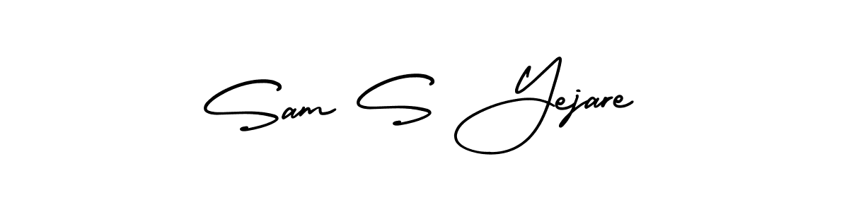 You can use this online signature creator to create a handwritten signature for the name Sam S Yejare. This is the best online autograph maker. Sam S Yejare signature style 3 images and pictures png