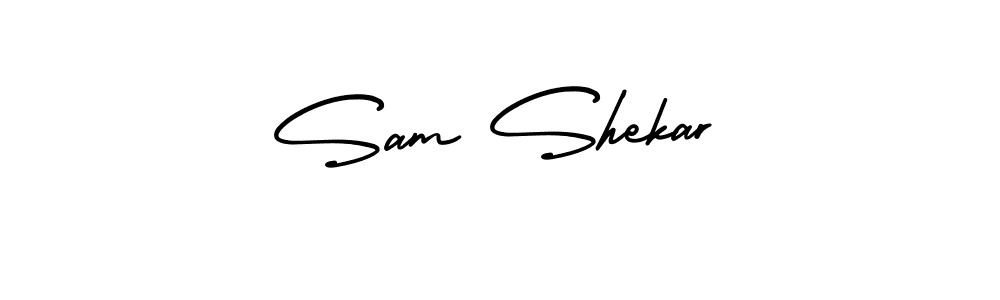 AmerikaSignatureDemo-Regular is a professional signature style that is perfect for those who want to add a touch of class to their signature. It is also a great choice for those who want to make their signature more unique. Get Sam Shekar name to fancy signature for free. Sam Shekar signature style 3 images and pictures png