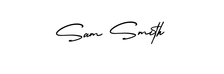 Use a signature maker to create a handwritten signature online. With this signature software, you can design (AmerikaSignatureDemo-Regular) your own signature for name Sam Smith. Sam Smith signature style 3 images and pictures png