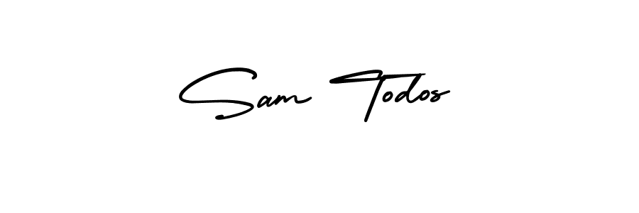 Also we have Sam Todos name is the best signature style. Create professional handwritten signature collection using AmerikaSignatureDemo-Regular autograph style. Sam Todos signature style 3 images and pictures png