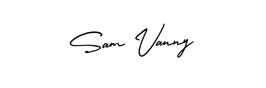 Check out images of Autograph of Sam Vanny name. Actor Sam Vanny Signature Style. AmerikaSignatureDemo-Regular is a professional sign style online. Sam Vanny signature style 3 images and pictures png