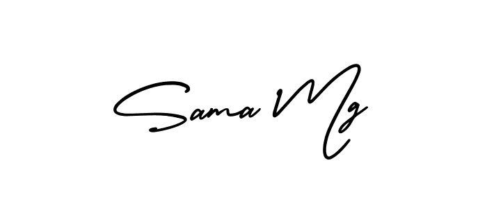 How to Draw Sama Mg signature style? AmerikaSignatureDemo-Regular is a latest design signature styles for name Sama Mg. Sama Mg signature style 3 images and pictures png