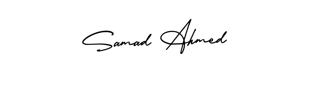 You can use this online signature creator to create a handwritten signature for the name Samad Ahmed. This is the best online autograph maker. Samad Ahmed signature style 3 images and pictures png