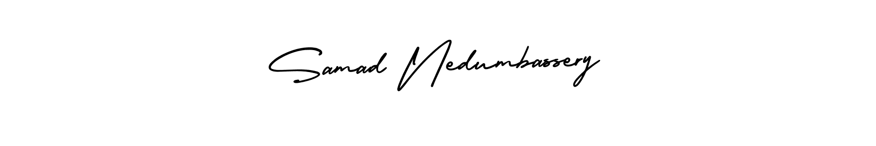 It looks lik you need a new signature style for name Samad Nedumbassery. Design unique handwritten (AmerikaSignatureDemo-Regular) signature with our free signature maker in just a few clicks. Samad Nedumbassery signature style 3 images and pictures png