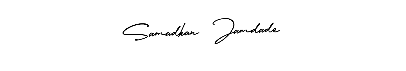 Also we have Samadhan  Jamdade name is the best signature style. Create professional handwritten signature collection using AmerikaSignatureDemo-Regular autograph style. Samadhan  Jamdade signature style 3 images and pictures png