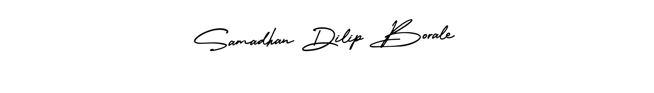 if you are searching for the best signature style for your name Samadhan Dilip Borale. so please give up your signature search. here we have designed multiple signature styles  using AmerikaSignatureDemo-Regular. Samadhan Dilip Borale signature style 3 images and pictures png