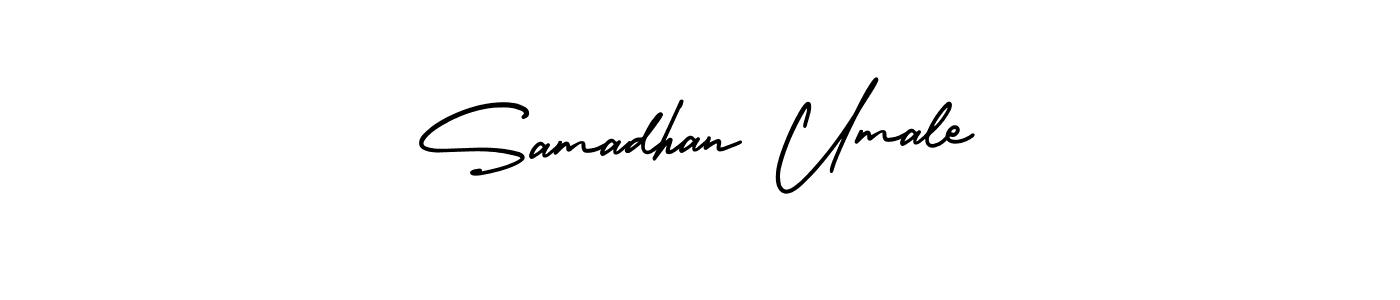 Check out images of Autograph of Samadhan Umale name. Actor Samadhan Umale Signature Style. AmerikaSignatureDemo-Regular is a professional sign style online. Samadhan Umale signature style 3 images and pictures png