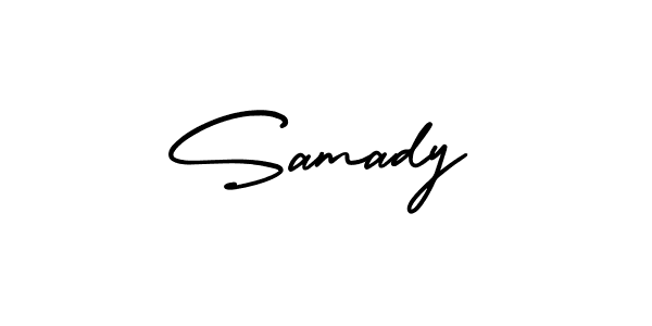 Also we have Samady name is the best signature style. Create professional handwritten signature collection using AmerikaSignatureDemo-Regular autograph style. Samady signature style 3 images and pictures png