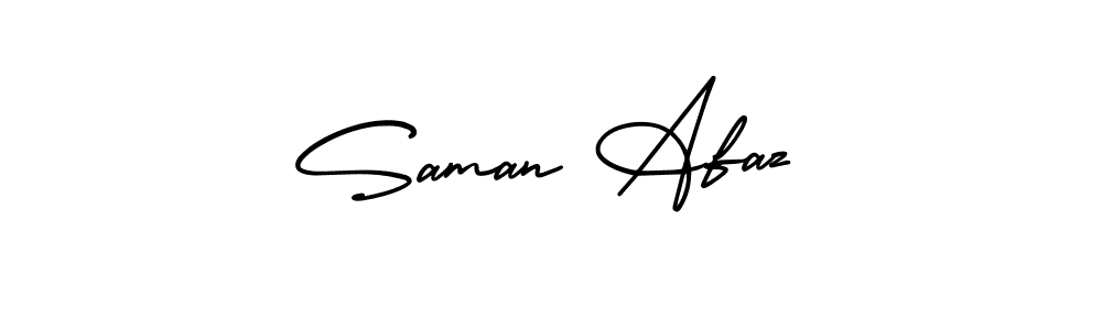 Design your own signature with our free online signature maker. With this signature software, you can create a handwritten (AmerikaSignatureDemo-Regular) signature for name Saman Afaz. Saman Afaz signature style 3 images and pictures png