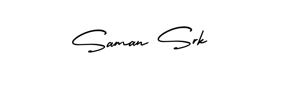 if you are searching for the best signature style for your name Saman Srk. so please give up your signature search. here we have designed multiple signature styles  using AmerikaSignatureDemo-Regular. Saman Srk signature style 3 images and pictures png