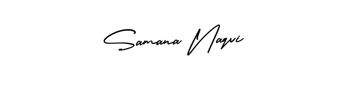 Best and Professional Signature Style for Samana Naqvi. AmerikaSignatureDemo-Regular Best Signature Style Collection. Samana Naqvi signature style 3 images and pictures png