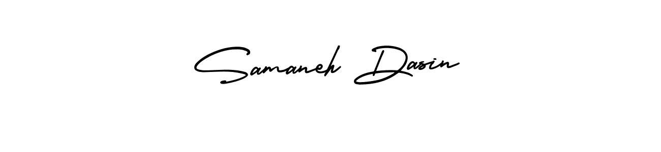 Make a short Samaneh Dasin signature style. Manage your documents anywhere anytime using AmerikaSignatureDemo-Regular. Create and add eSignatures, submit forms, share and send files easily. Samaneh Dasin signature style 3 images and pictures png