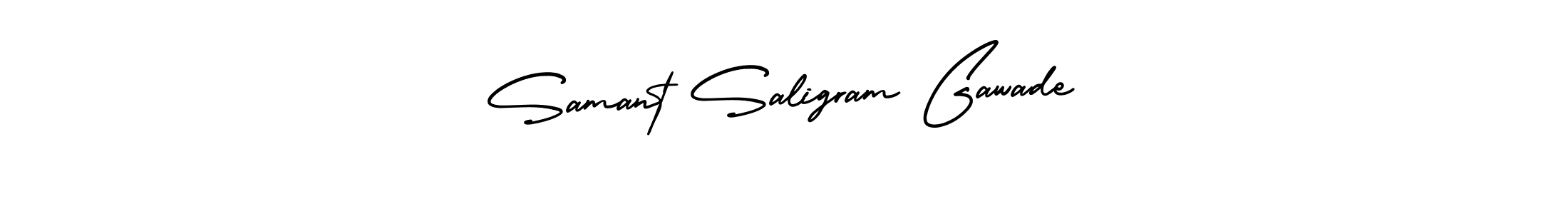 How to Draw Samant Saligram Gawade signature style? AmerikaSignatureDemo-Regular is a latest design signature styles for name Samant Saligram Gawade. Samant Saligram Gawade signature style 3 images and pictures png