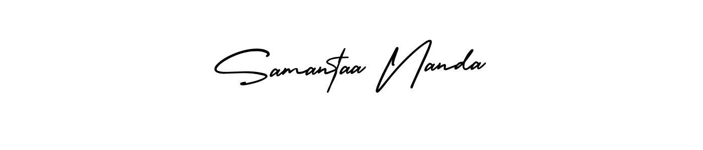 Best and Professional Signature Style for Samantaa Nanda. AmerikaSignatureDemo-Regular Best Signature Style Collection. Samantaa Nanda signature style 3 images and pictures png