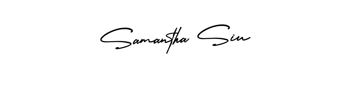 How to Draw Samantha Siu signature style? AmerikaSignatureDemo-Regular is a latest design signature styles for name Samantha Siu. Samantha Siu signature style 3 images and pictures png