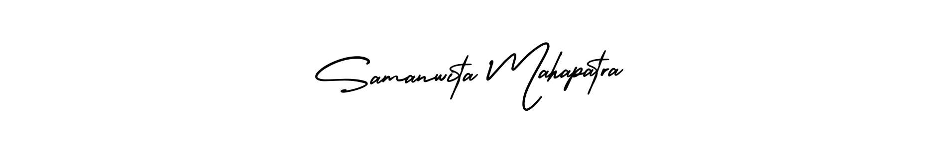 Create a beautiful signature design for name Samanwita Mahapatra. With this signature (AmerikaSignatureDemo-Regular) fonts, you can make a handwritten signature for free. Samanwita Mahapatra signature style 3 images and pictures png