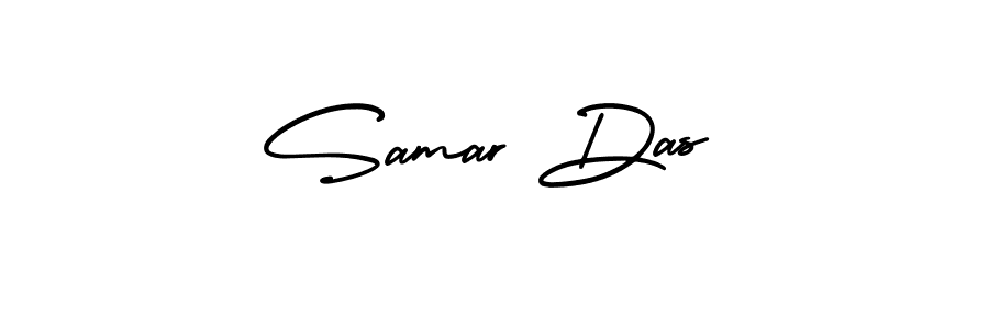 How to make Samar Das signature? AmerikaSignatureDemo-Regular is a professional autograph style. Create handwritten signature for Samar Das name. Samar Das signature style 3 images and pictures png