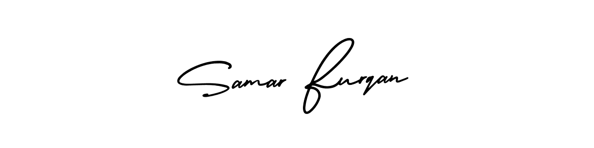 Also we have Samar Furqan name is the best signature style. Create professional handwritten signature collection using AmerikaSignatureDemo-Regular autograph style. Samar Furqan signature style 3 images and pictures png