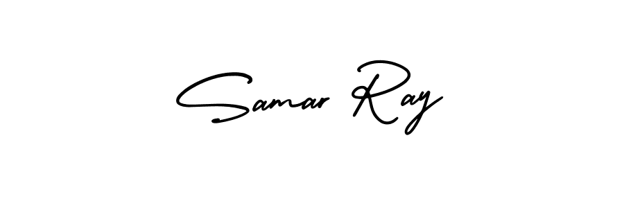 Here are the top 10 professional signature styles for the name Samar Ray. These are the best autograph styles you can use for your name. Samar Ray signature style 3 images and pictures png