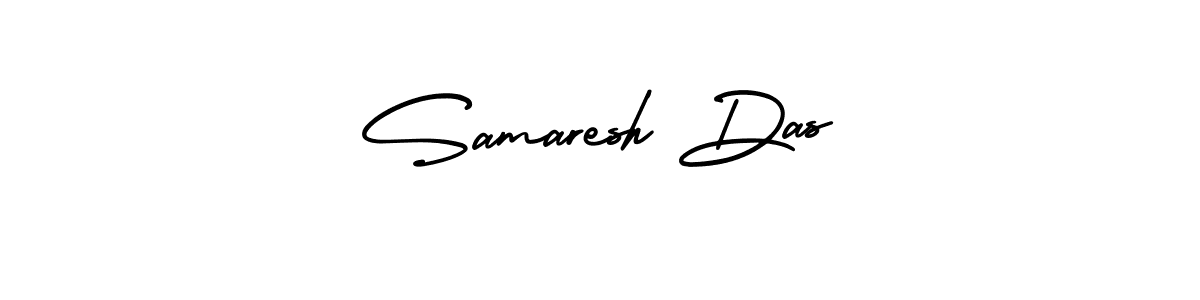 Samaresh Das stylish signature style. Best Handwritten Sign (AmerikaSignatureDemo-Regular) for my name. Handwritten Signature Collection Ideas for my name Samaresh Das. Samaresh Das signature style 3 images and pictures png