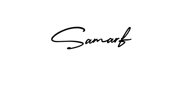Make a beautiful signature design for name Samarf. Use this online signature maker to create a handwritten signature for free. Samarf signature style 3 images and pictures png