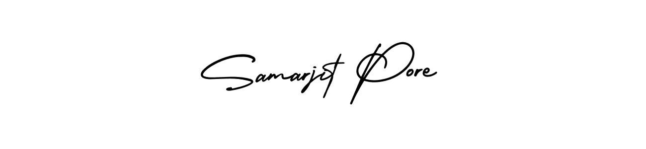 Here are the top 10 professional signature styles for the name Samarjit Pore. These are the best autograph styles you can use for your name. Samarjit Pore signature style 3 images and pictures png