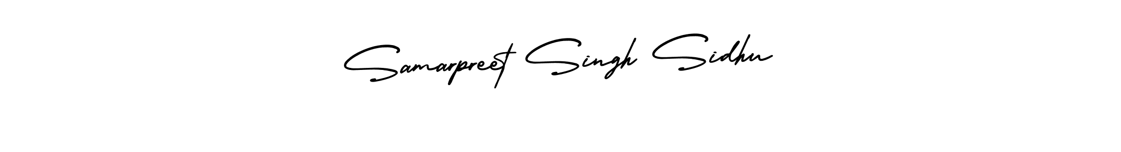 Design your own signature with our free online signature maker. With this signature software, you can create a handwritten (AmerikaSignatureDemo-Regular) signature for name Samarpreet Singh Sidhu. Samarpreet Singh Sidhu signature style 3 images and pictures png