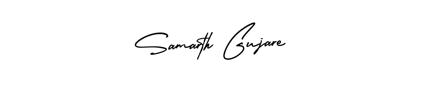 How to make Samarth Gujare signature? AmerikaSignatureDemo-Regular is a professional autograph style. Create handwritten signature for Samarth Gujare name. Samarth Gujare signature style 3 images and pictures png