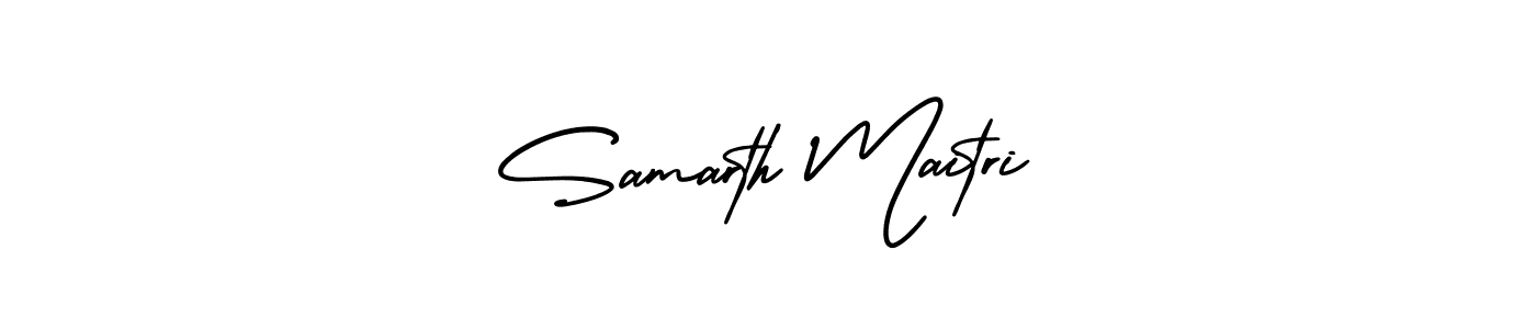 Similarly AmerikaSignatureDemo-Regular is the best handwritten signature design. Signature creator online .You can use it as an online autograph creator for name Samarth Maitri. Samarth Maitri signature style 3 images and pictures png