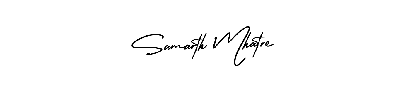 Also we have Samarth Mhatre name is the best signature style. Create professional handwritten signature collection using AmerikaSignatureDemo-Regular autograph style. Samarth Mhatre signature style 3 images and pictures png