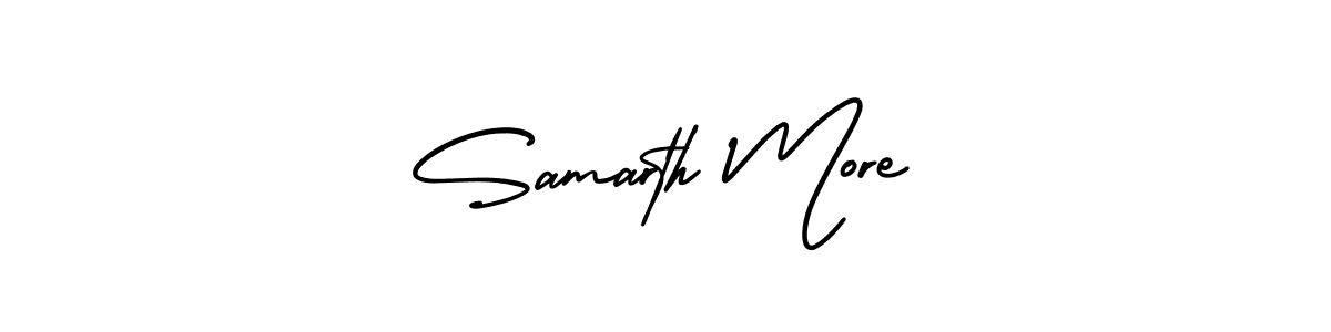 Make a beautiful signature design for name Samarth More. Use this online signature maker to create a handwritten signature for free. Samarth More signature style 3 images and pictures png