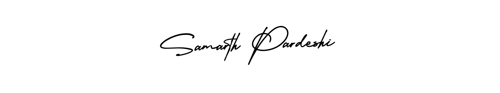 Samarth Pardeshi stylish signature style. Best Handwritten Sign (AmerikaSignatureDemo-Regular) for my name. Handwritten Signature Collection Ideas for my name Samarth Pardeshi. Samarth Pardeshi signature style 3 images and pictures png