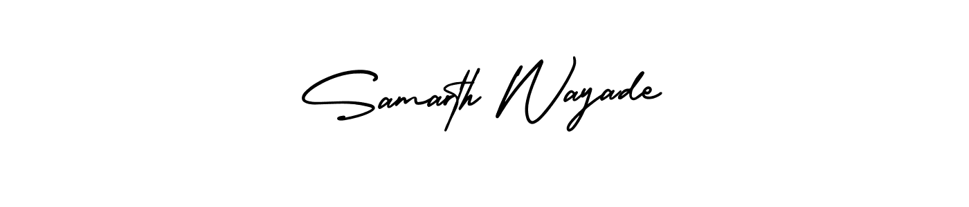 Once you've used our free online signature maker to create your best signature AmerikaSignatureDemo-Regular style, it's time to enjoy all of the benefits that Samarth Wayade name signing documents. Samarth Wayade signature style 3 images and pictures png
