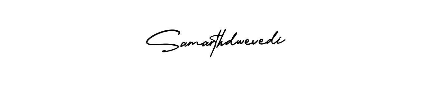 Samarthdwevedi stylish signature style. Best Handwritten Sign (AmerikaSignatureDemo-Regular) for my name. Handwritten Signature Collection Ideas for my name Samarthdwevedi. Samarthdwevedi signature style 3 images and pictures png