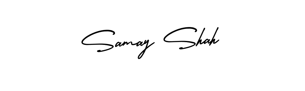 Make a beautiful signature design for name Samay Shah. Use this online signature maker to create a handwritten signature for free. Samay Shah signature style 3 images and pictures png