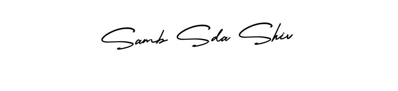 Also we have Samb Sda Shiv name is the best signature style. Create professional handwritten signature collection using AmerikaSignatureDemo-Regular autograph style. Samb Sda Shiv signature style 3 images and pictures png