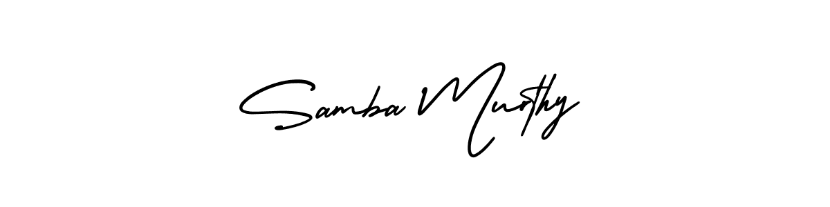 It looks lik you need a new signature style for name Samba Murthy. Design unique handwritten (AmerikaSignatureDemo-Regular) signature with our free signature maker in just a few clicks. Samba Murthy signature style 3 images and pictures png