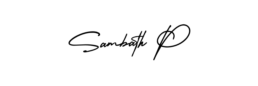 Best and Professional Signature Style for Sambath P. AmerikaSignatureDemo-Regular Best Signature Style Collection. Sambath P signature style 3 images and pictures png