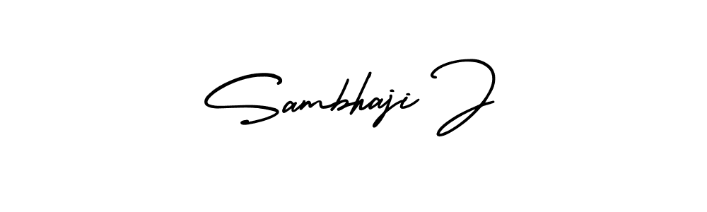 Also You can easily find your signature by using the search form. We will create Sambhaji J name handwritten signature images for you free of cost using AmerikaSignatureDemo-Regular sign style. Sambhaji J signature style 3 images and pictures png
